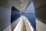 Crewed motor yacht charter